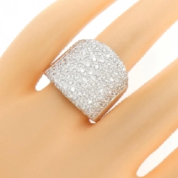 Nhẫn kim cương Pavé 750WG 1.85CT - Hàng hiệu Authentic 848600