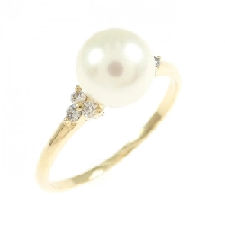 Nhẫn ngọc trai Akoya K18YG 6.6mm