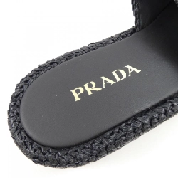 Giày sandal Prada PRADA đế bằng logo tam giác 1XZ761 - Hàng hiệu Authentic 830061
