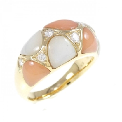 Nhẫn đá màu K18YG - Hàng hiệu Authentic