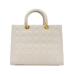 【Vintage】Christian Dior Lady Dior Large CAL44560 Bag 618041