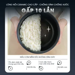 Nồi cơm điện KALITE KRC6018 700W chống dính dung tích 1,8L 788025