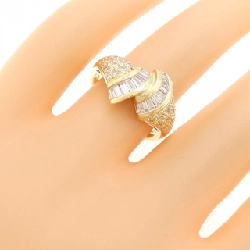 Nhẫn kim cương 750YG 673012