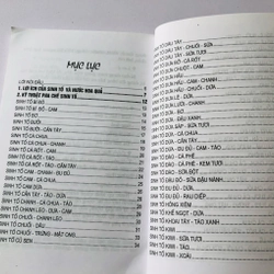 CÁCH PHA CHẾ SINH TỐ & NƯỚC HOA QUẢ - 163 trang, nxb: 2011 354666