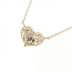 K10YG Dây chuyền hình trái tim Sapphire - Hàng hiệu Chính hãng 859654