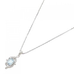 Dây chuyền Aquamarine PT900/PT850 0.537CT - Hàng hiệu Chính hãng 866272