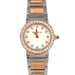 Bulgari Bulgari Bulgari PG kết hợp/D・12P BBLP26SG/102477 SSxPG Quartz - Hàng hiệu Chính hãng