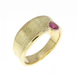 Nhẫn hồng ngọc K18YG 0.18CT - Hàng hiệu chính hãng