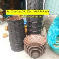 Giỏ mây trưng bày trái cây siêu thị cao 60 674842