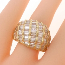 Nhẫn kim cương K18YG 3.04CT - Hàng hiệu Authentic 853772