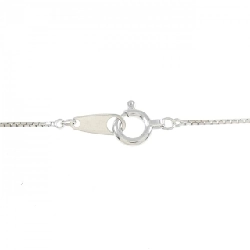 K18WG Hoa Kim Cương Dây Chuyền 0.50CT - Hàng hiệu Chính hãng 861856