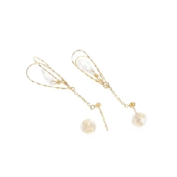 K18YG Cubic Bông tai - Hàng hiệu Chính hãng 869425