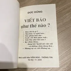 VIẾT BÁO NHƯ THẾ NÀO?  (XB 2000) 597050