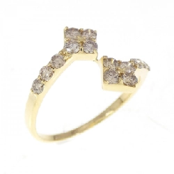 Nhẫn kim cương K18YG 0.40CT