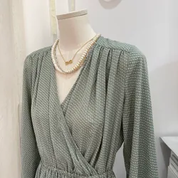 Đầm xô voan hiệu Nhật dáng eo điệu đà 707225