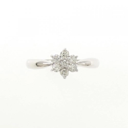 Nhẫn Kim Cương Hoa K18WG - Hàng hiệu Authentic 854027