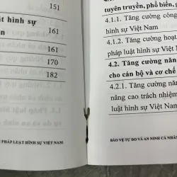 BẢO VỆ TỰ DO VÀ AN NINH CÁ NHÂN BẰNG PHÁP LUẬT HÌNH SỰ VIỆT NAM - TRỊNH TIẾN VIỆT 795462