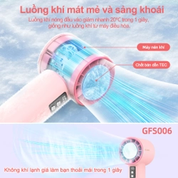 Xem ngay 【Tặng quà/bảo hành một năm】GOOJODOQ GFS006 4000mAh Turbo Jet Mini Fan 447327