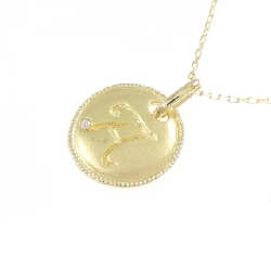 K18YG Chữ cái A Dây chuyền kim cương 0.006CT - Hàng hiệu Chính hãng 856186