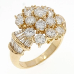 Nhẫn kim cương K18YG 2.44CT