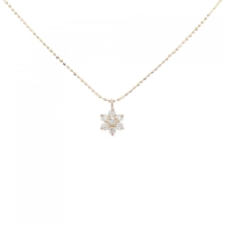 K18YG Hoa Kim Cương Dây Chuyền 0.20CT - Hàng hiệu Chính hãng