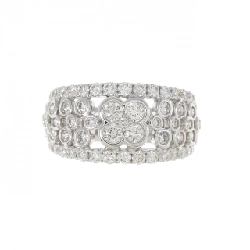 Nhẫn kim cương K18WG 1.418CT 673701