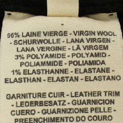 Áo khoác HERMES với chi tiết da và túi vá - Hàng hiệu Authentic 813565