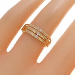 Nhẫn kim cương K18YG - Hàng hiệu Authentic 852506