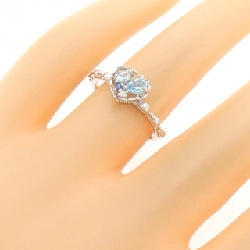 Nhẫn đá màu K18WG 668193