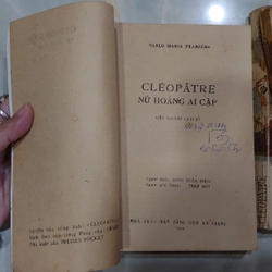 CLÉOPÂTRE NỮ HOÀNG AI CẬP.
Tác giả: Carlo Maria Franzero.
Đinh Xuân Hiền dịch: 318097