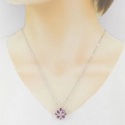 K18WG Dây chuyền Ruby 1.75CT - Hàng hiệu Chính hãng 858891