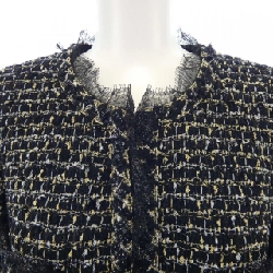 Jacket không cổ CHANEL P37210V26939 632515