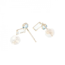 K10YG Blue Topaz Earrings - Hàng hiệu Authentic 869052