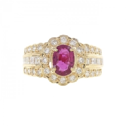 Nhẫn Ruby K18YG 0.77CT - Hàng hiệu Chính hãng 853007