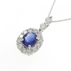 K18WG Sapphire Necklace 0.59CT - Hàng hiệu Authentic 859644