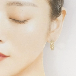 Bông tai kim cương 750YG - Hàng hiệu Authentic 867885