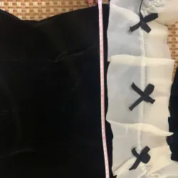 Váy nhung đen trắng 1010227