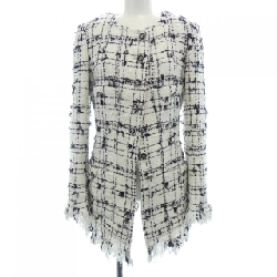 Áo khoác không cổ CHANEL