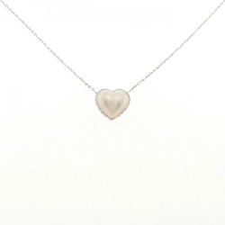 K18WG Dây chuyền trái tim ngọc trai Mabe - Hàng hiệu Chính hãng