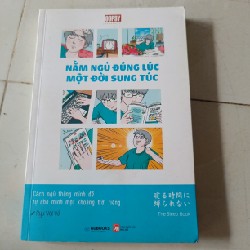 Sách Nằm ngủ đúng lúc,  một đời sung túc , mới