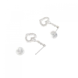 K18WG Bông tai kim cương hình trái tim 0.22CT - Hàng hiệu chính hãng 870418