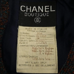 【Mã giảm giá】【Cổ điển】Áo khoác không cổ CHANEL 639047