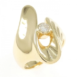 Nhẫn kim cương K18YG 0.13CT