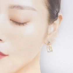 Bông tai 750YG/750WG - Hàng hiệu Authentic 865134