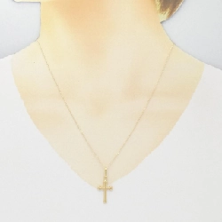 K18YG Dây chuyền hình chữ thập - Hàng hiệu Chính hãng 862255