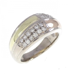 Nhẫn kim cương ba màu K18 0.26CT - Hàng hiệu Authentic