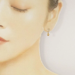 K10YG Citrine Bông tai - Hàng hiệu Chính hãng 870184