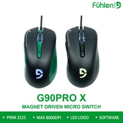 Chuột Gaming Fuhlen G90 proX DPI 8000, RGB, App chỉnh nút