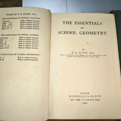 The essentials of school Geometry(w/answers)-A.B.Mayne(1961)& Types of Formalization(1962) 367575