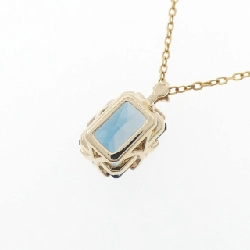 K10YG Blue Topaz Necklace - Hàng hiệu Authentic 859344
